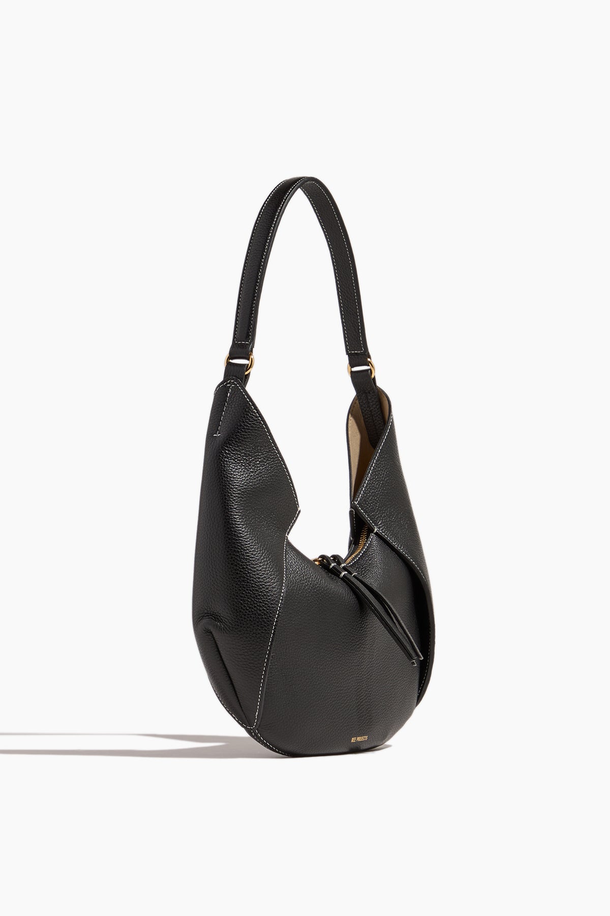 Ree Projects Riva Mini Small Pebble Grain Bag in Black