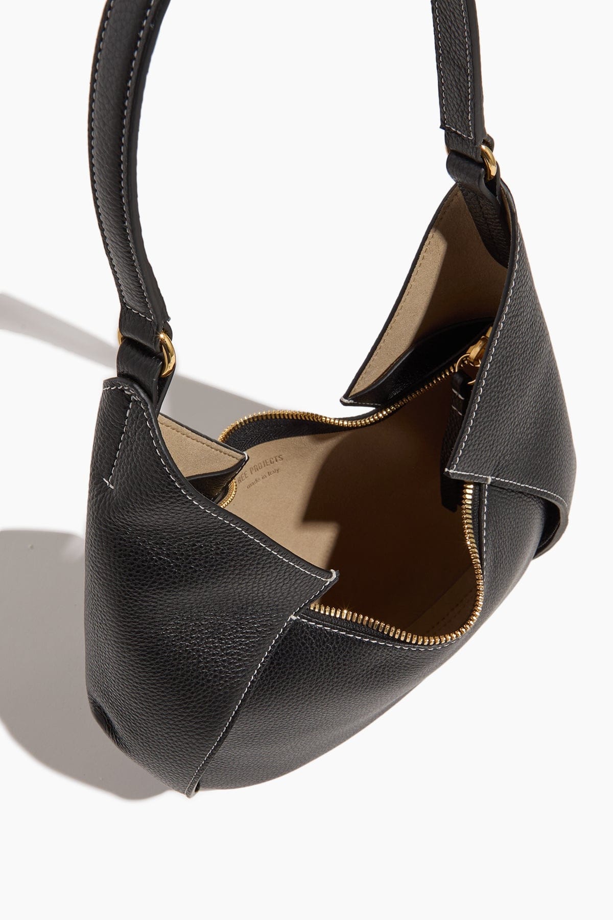 Ree Projects Riva Mini Small Pebble Grain Bag in Black