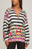 Rianna & Nina Tops Wide Blouse of Roula in Rokoko Rianna & Nina Wide Blouse of Roula in Rokoko