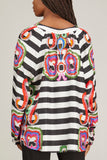 Rianna & Nina Tops Wide Blouse of Roula in Rokoko Rianna & Nina Wide Blouse of Roula in Rokoko