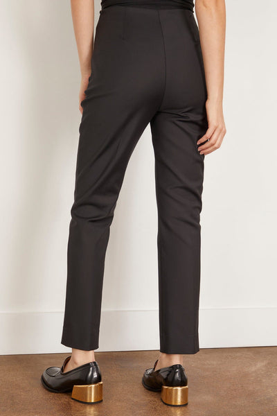 Rohe Pants Cigarette Leg Trousers in Black Rohe Cigarette Leg Trousers in Black