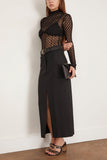 Rohe Tops Geometrical Lace Top in Black Rohe Geometrical Lace Top in Black