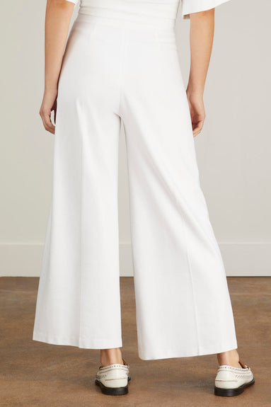 Rosetta Getty Pants Pull On Wide Leg Culotte in White Rosetta Getty Pull On Wide Leg Culotte in White