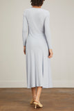 Rosetta Getty Dresses Long Sleeve Twist Front Dress in Sky Rosetta Getty Long Sleeve Twist Front Dress in Sky