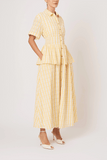 Rosie Assoulin Boogie Woogie Bugle Boy Dress in Yellow