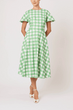 Rosie Assoulin Buttercup Dress in Grass Green