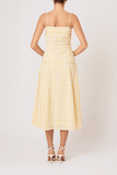 Drop Me A Note Dress in Yellow