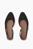 Rothy's The Almond Slingback in Black Mesh
