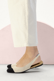Rothy's The Almond Slingback in Conch Captoe