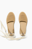 Rothy's The D'Orsay Espadrille in Camel Crochet