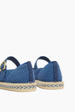 Rothy's The Espadrille Mary Jane in Blue Breeze