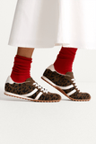 Rothy's The Ivy Sneaker in ReVelvet Cheetah