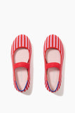 Rothy's The Kids Mary Jane in Cherry Stripe