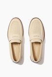 Rothy's The Penny Loafer in Conch Raffia-Knit