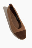 Rothy's The ReVelvet Almond Ballet in Portabello Captoe