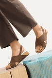 Rothy's The Weekend Sandal in Cinnamon