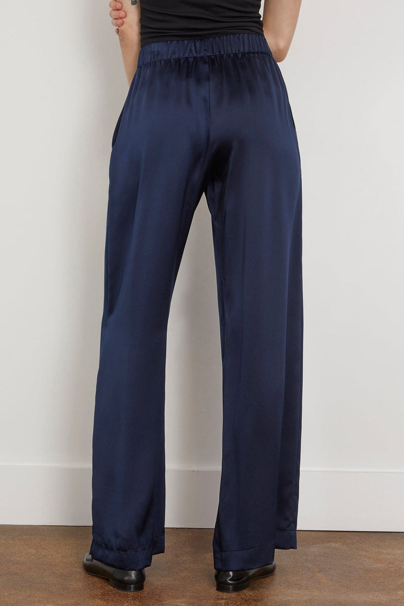 Navy Blue High Waist Pants for Women, Blue Wide Leg Pants for Women, Women's  Office Pants High Rise, Womens Palazzo Pants Blue -  Norway