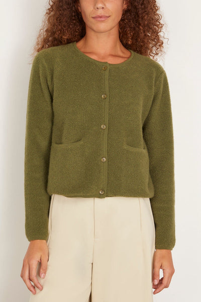 Sablyn Sweaters Dixie Double Pocket Cardigan in Olive Sablyn Dixie Double Pocket Cardigan in Olive