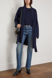 Sablyn Coats Francesca Cashmere Coat in Midnight Navy