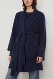 Sablyn Coats Francesca Cashmere Coat in Midnight Navy