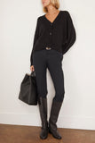 Sablyn Sweaters Ollie Boxy V-Neck Cardigan in Black Sablyn Ollie Boxy V-Neck Cardigan in Black