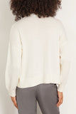 Sablyn Sweaters Ollie Boxy V-Neck Cardigan in Gardenia Sablyn Ollie Boxy V-Neck Cardigan in Gardenia