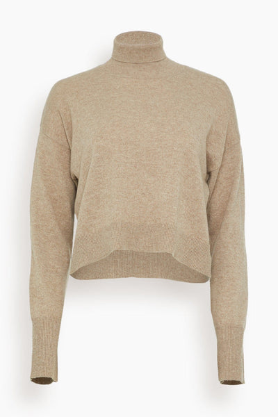 Sable Turtleneck Sweater in Eco Gravel