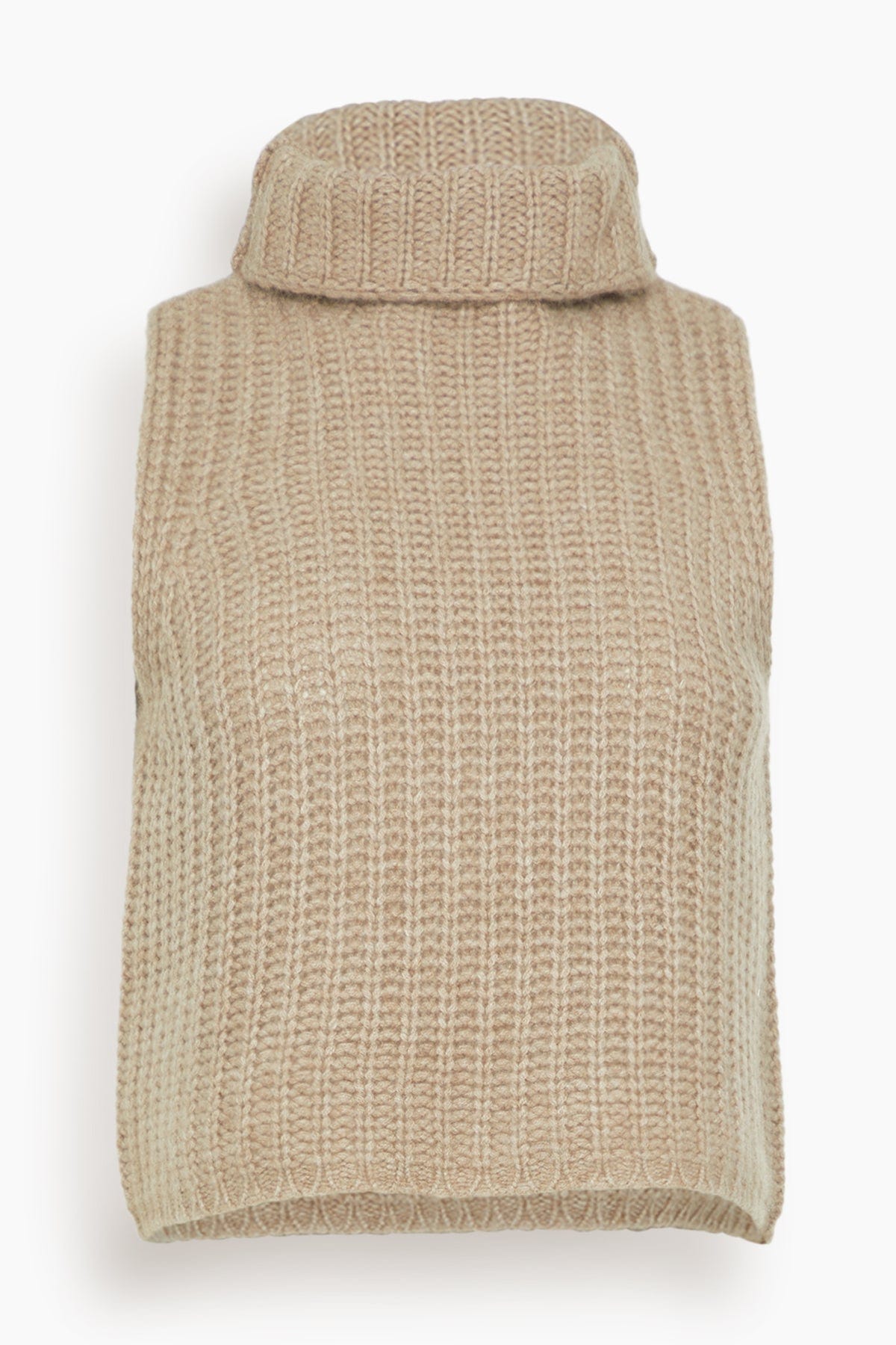 Sablyn Saige Cropped Turtleneck in Eco Gravel