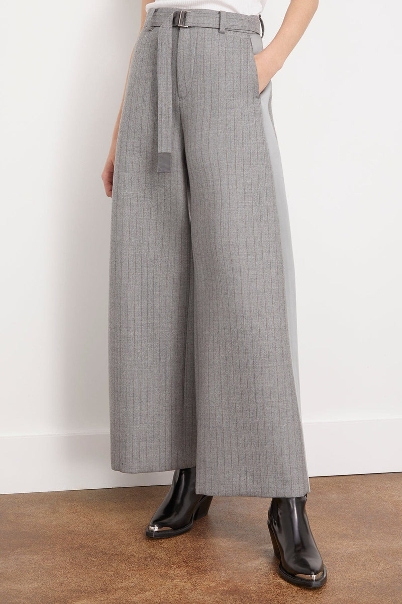 Sacai Chalk Stripe Bonding Pants in Gray – Hampden Clothing