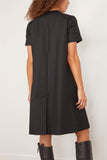 Sacai Dresses Chalk Stripe x Wool Knit Dress in Black