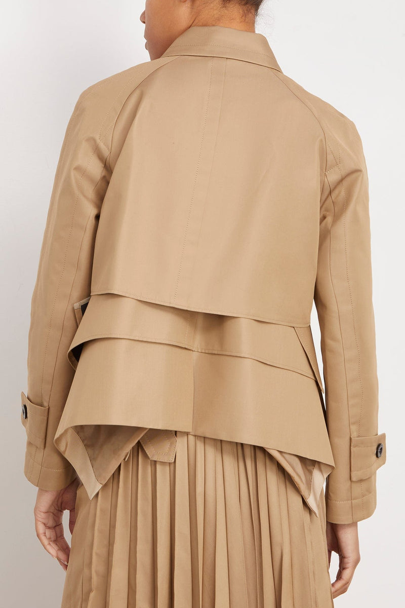 Sacai Cotton Gabardine Blouson in Beige – Hampden Clothing