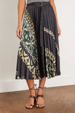 Sacai Skirts Pattern Knit Print Skirt in Black/Green Sacai Pattern Knit Print Skirt in Black/Green