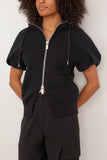 Sacai Jackets Sponge Sweat Hoodie in Black Sacai Sponge Sweat Hoodie in Black