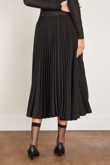 Sacai Skirts Technical Jersey Skirt in Black Sacai Technical Jersey Skirt in Black