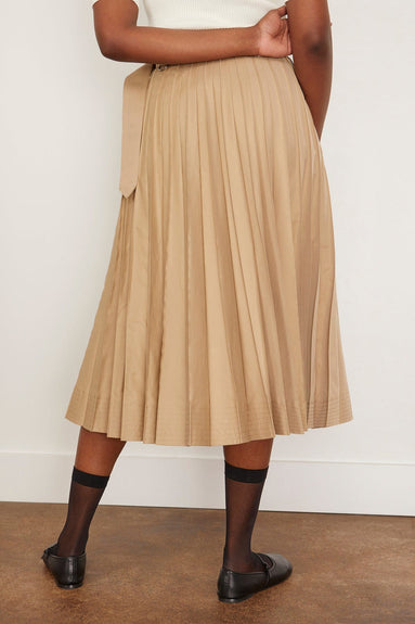 Sacai Skirts Cotton Gabardine Skirt in Beige Sacai Cotton Gabardine Skirt in Beige