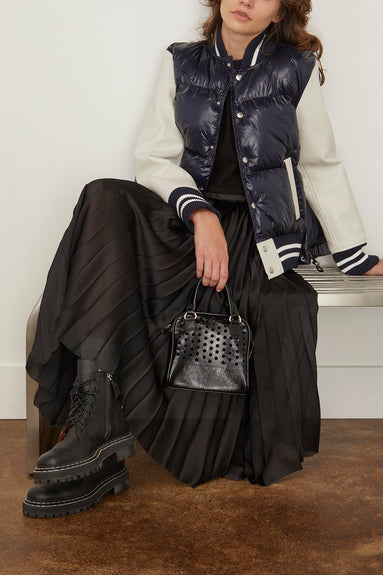 Sacai Jackets Padded Blouson in Navy/Off White Sacai Padded Blouson in Navy/Off White