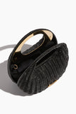 Sacai Top Handle Bags Rattan Round Bag in Black Sacai Rattan Round Bag in Black