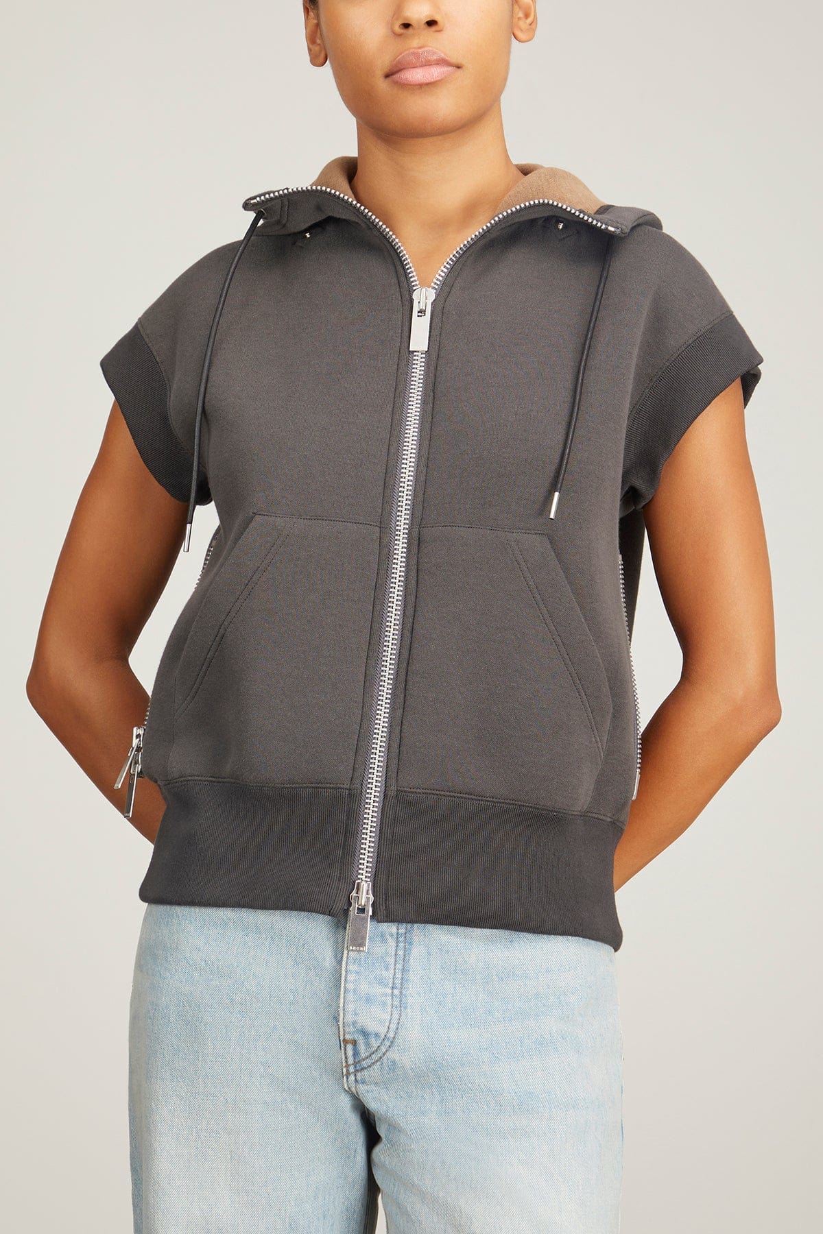 Sacai Sponge Sweat Hoodie in C/Gray – Hampden Clothing