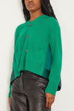 Sacai Sweaters Wool Knit Cardigan in Green Sacai Wool Knit Cardigan in Green