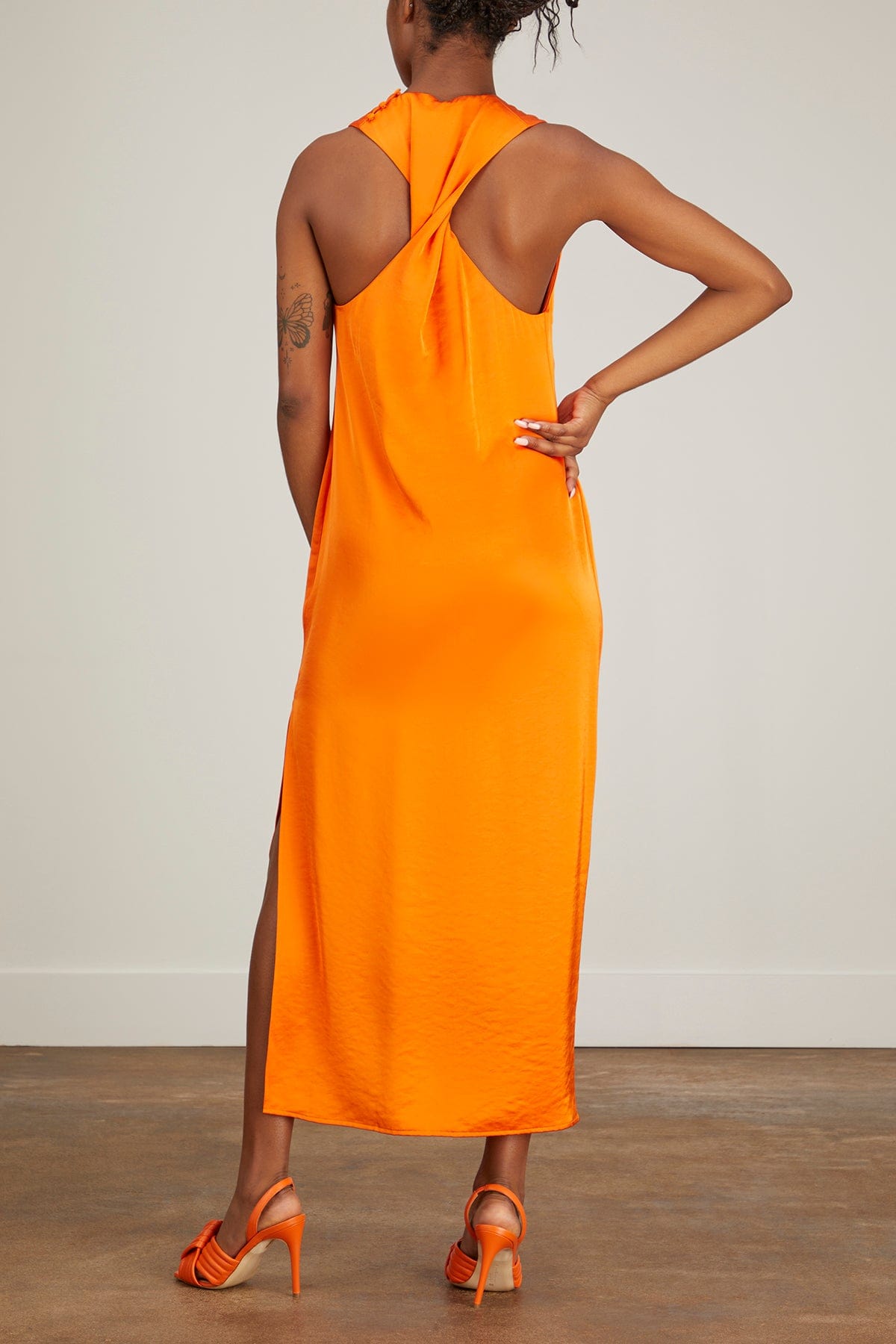 Samsoe Samsoe Dresses Ellie Dress in Russet Orange Samsoe Samsoe Ellie Dress in Russet Orange