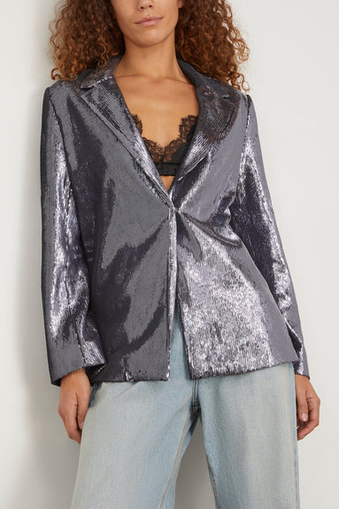 Samsoe Samsoe Jackets Raven Blazer in Turbulence Samsoe Samsoe Raven Blazer in Turbulence