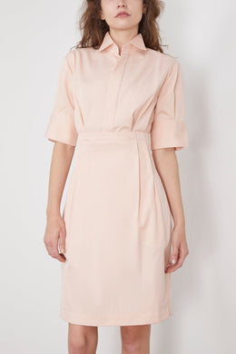 SASUPHI Casual Dresses Abiti Smoking Dress in Light Pink