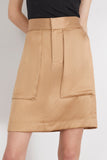 SASUPHI Skirts Gonne Adriana Skirt in Gold Camel