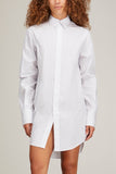 Sa Su Phi Tops Marcela Long Shirt in Bianco/Azzurro Sa Su Phi Marcela Long Shirt in Bianco/Azzurro