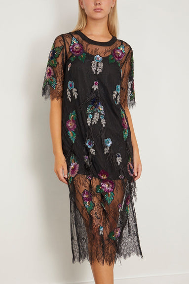 Sea Cocktail Dresses Bethany Lace T-Shirt Dress in Multi Sea Bethany Lace T-Shirt Dress in Multi