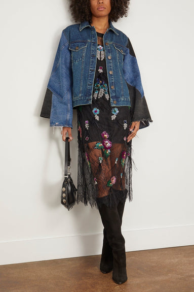 Sea Jackets Elena Denim Long Sleeve Jacket in Blue Sea Elena Denim Long Sleeve Jacket in Blue