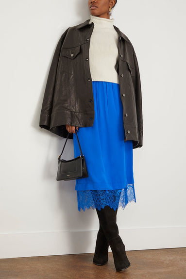 Sea Skirts Lorraine Lace Combo Slip Skirt in Cobalt Sea Lorraine Lace Combo Slip Skirt in Cobalt