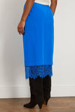 Sea Skirts Lorraine Lace Combo Slip Skirt in Cobalt Sea Lorraine Lace Combo Slip Skirt in Cobalt
