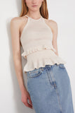Sea Tops Syble Pointelle Tank Top in Cream