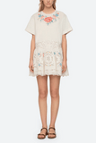 Sea Astrid Embroidery Mini Dress in Multi